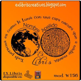 ExLibris Luna dos caras