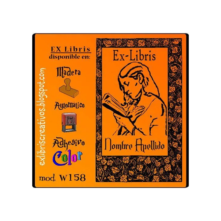 ExLibris Franz Eybl Chica leyendo