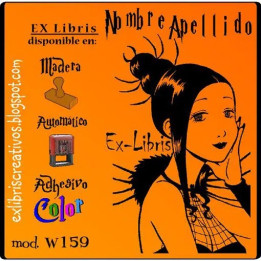 ExLibris Chica araña