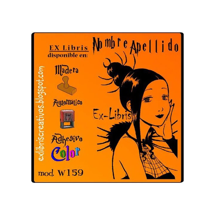 ExLibris Chica araña