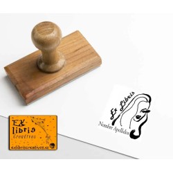 ExLibris Verónica Lake peek-a-boo-bang
