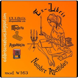 ExLibris Lectora con vela