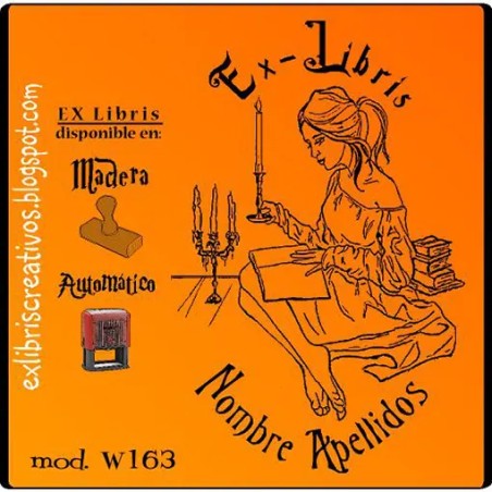 ExLibris Lectora con vela