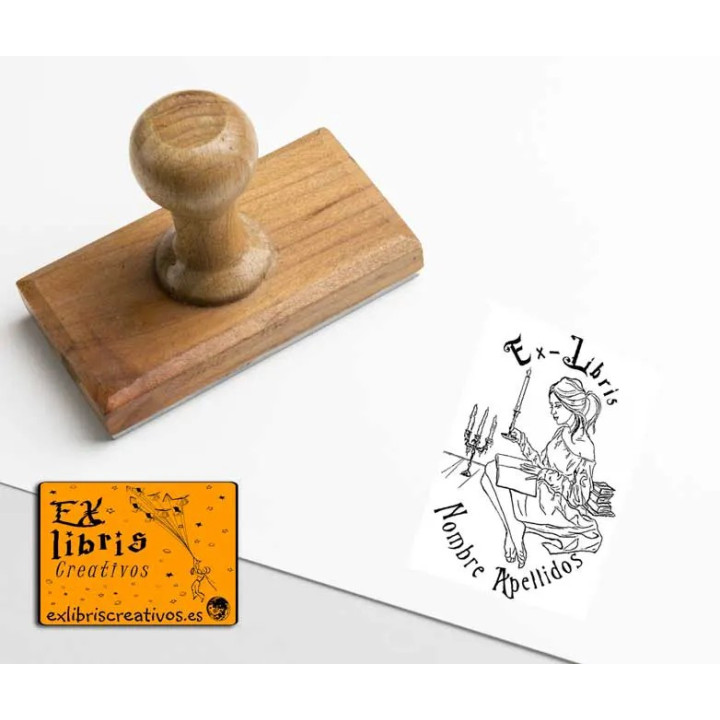 ExLibris Lectora con vela