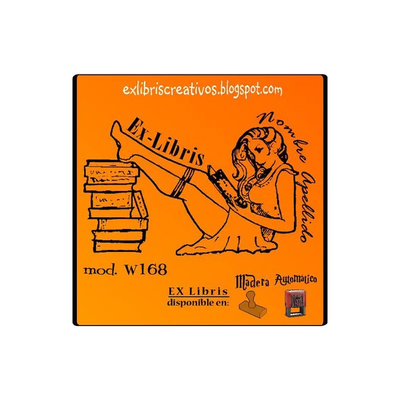 ExLibris Chica leyendo