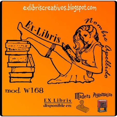 ExLibris Chica leyendo