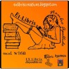 ExLibris Chica leyendo