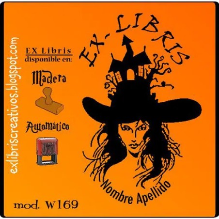 ExLibris Bruja bella