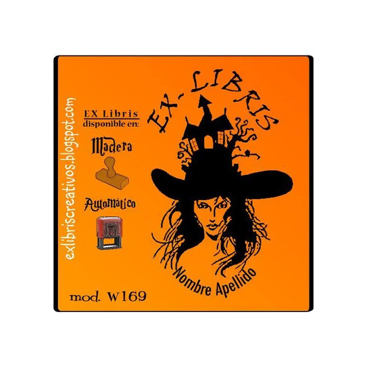 ExLibris Bruja bella