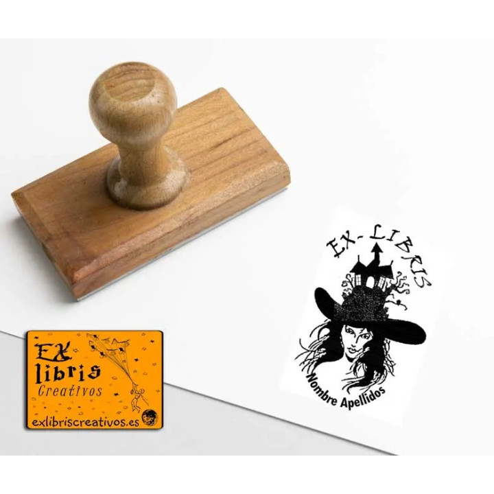 ExLibris Bruja bella