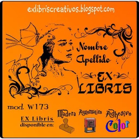 ExLibris Daenerys dragón
