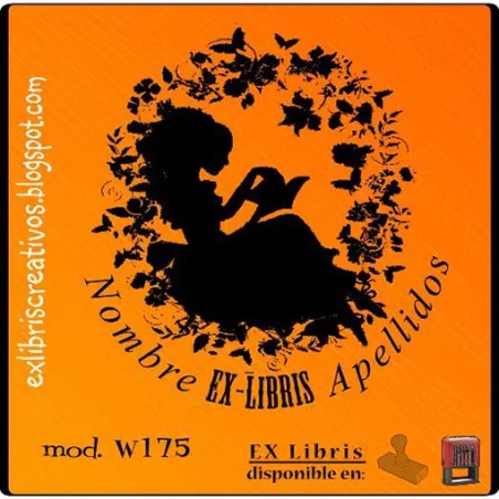ExLibris Chica leyendo