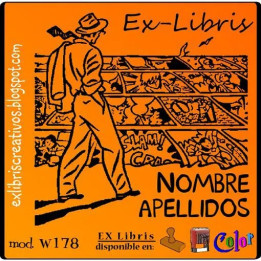 ExLibris Hombre Cómic