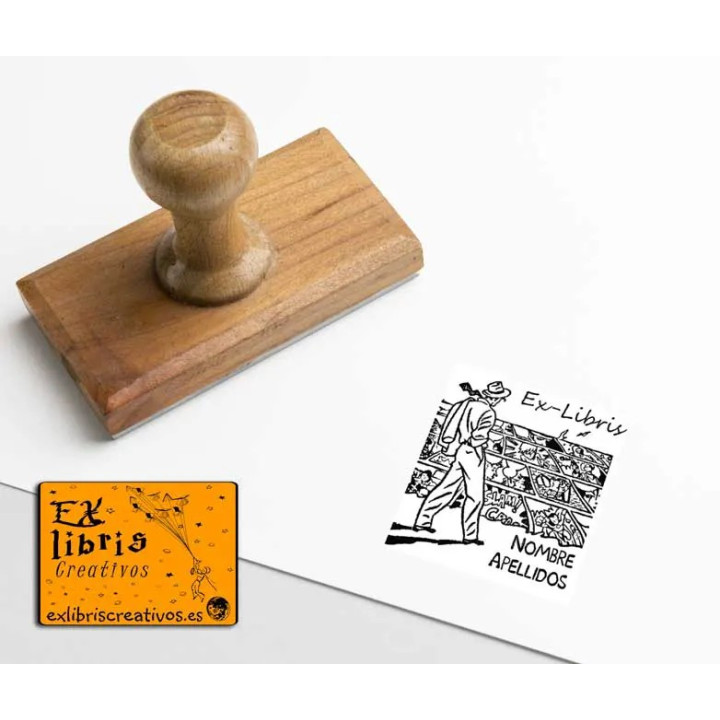 ExLibris Hombre Cómic