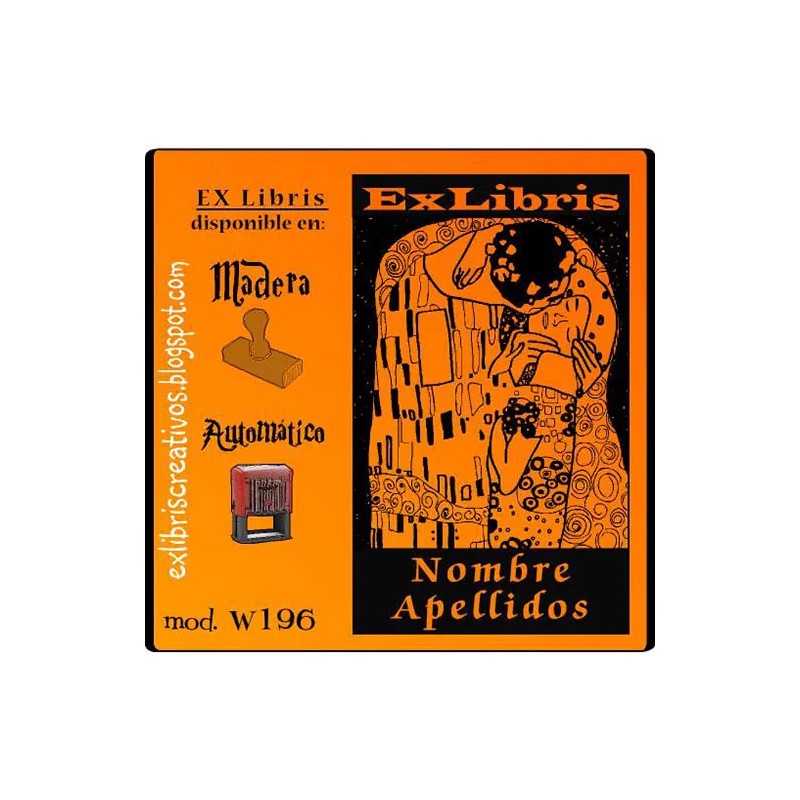 ExLibris El Beso de Klimt