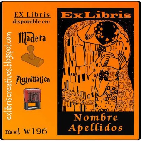 ExLibris El Beso de Klimt