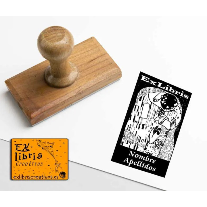 ExLibris El Beso de Klimt