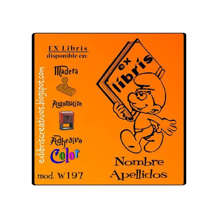 ExLibris Pitufo Lector