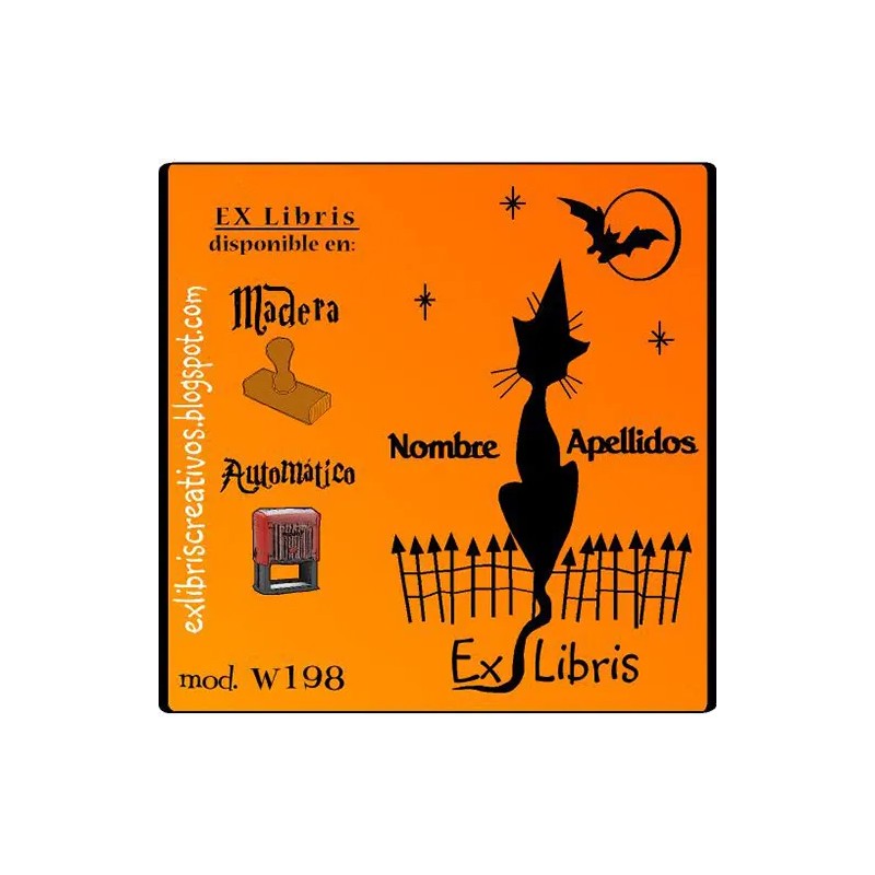 ExLibris Gato Mago