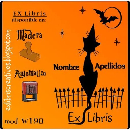 ExLibris Gato Mago