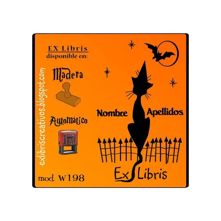 ExLibris Gato Mago