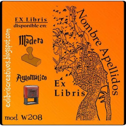 ExLibris Mujer de las aves