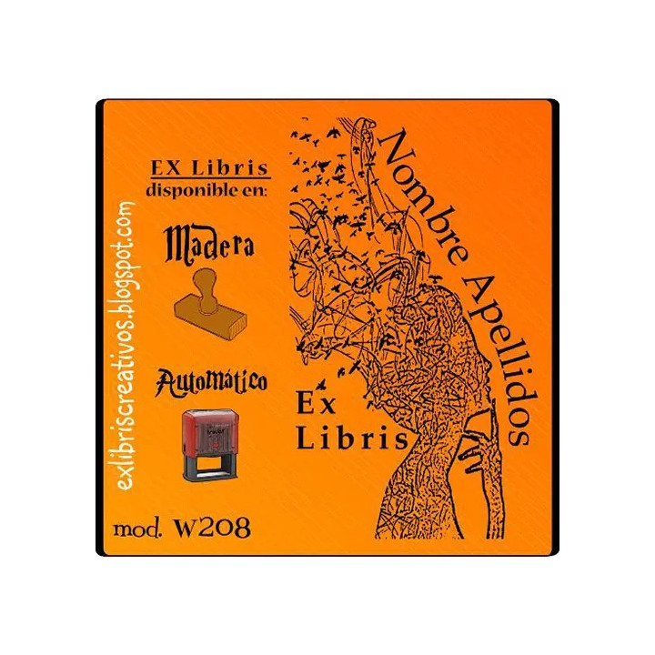 ExLibris Mujer de las aves