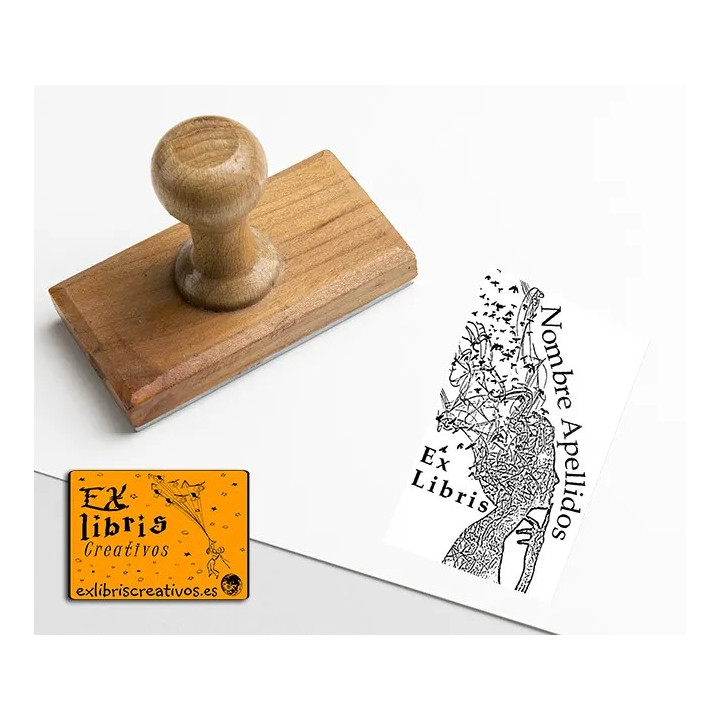 ExLibris Mujer de las aves