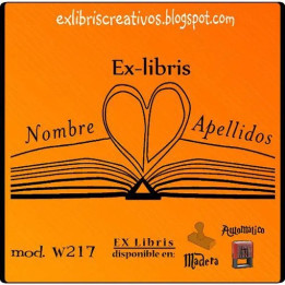 ExLibris Hoja corazón