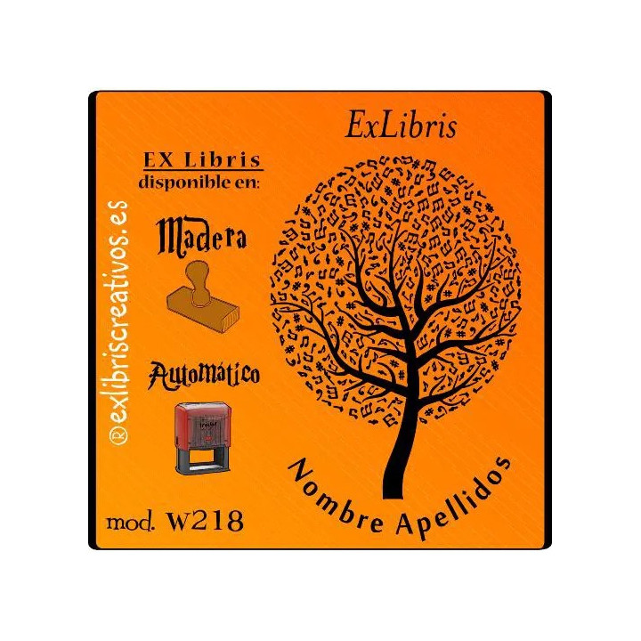 ExLibris Árbol de música