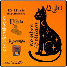 ExLibris Gato místico