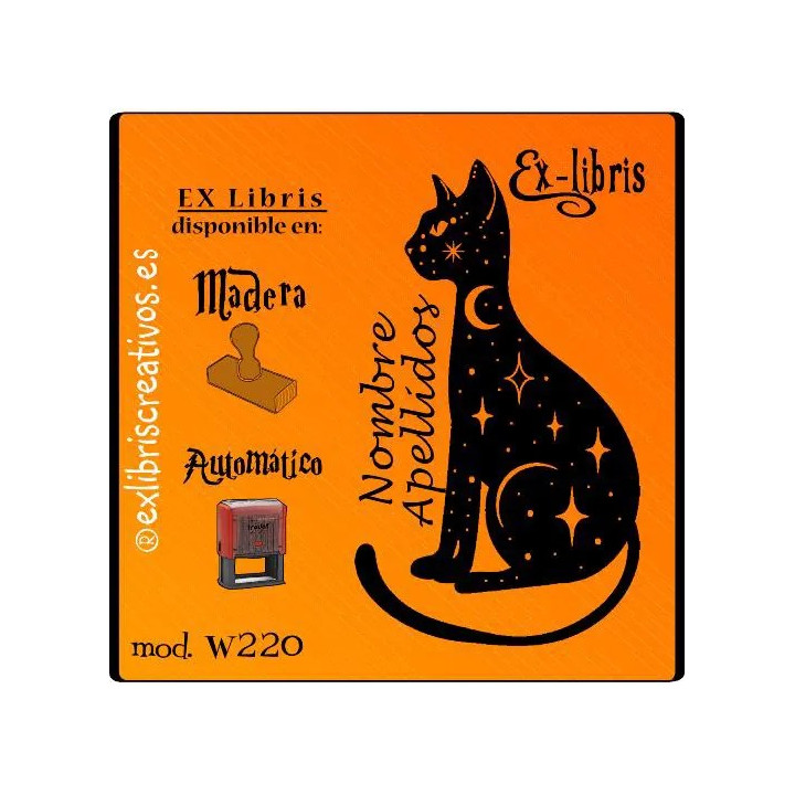 ExLibris Gato místico