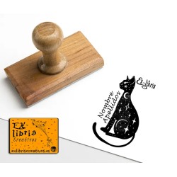 ExLibris Gato místico