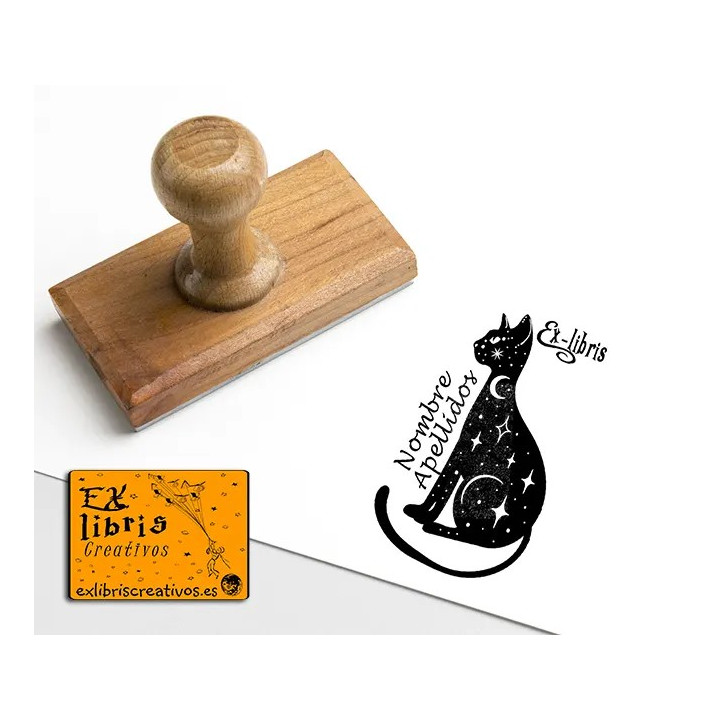 ExLibris Gato místico