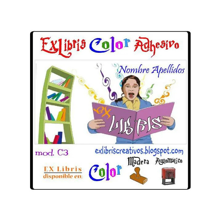 ExLibris Lectora asombrada
