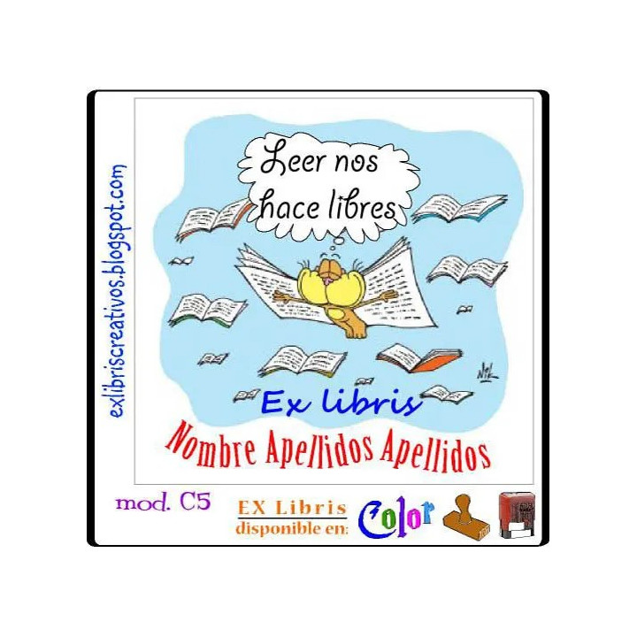 ExLibris Gato volando