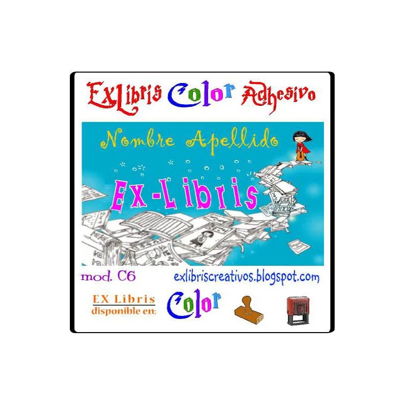 ExLibris Niña con guitarra