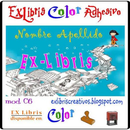 ExLibris Niña con guitarra