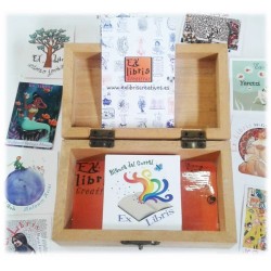 ExLibris Chica libro de pájaros