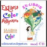 ExLibris Chica libro de pájaros