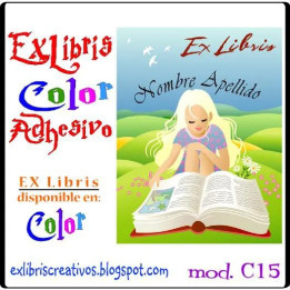 ExLibris Niña con libro