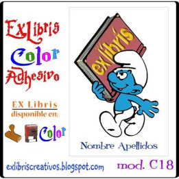 ExLibris Pitufo Lector