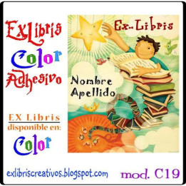 ExLibris Chico con estrella