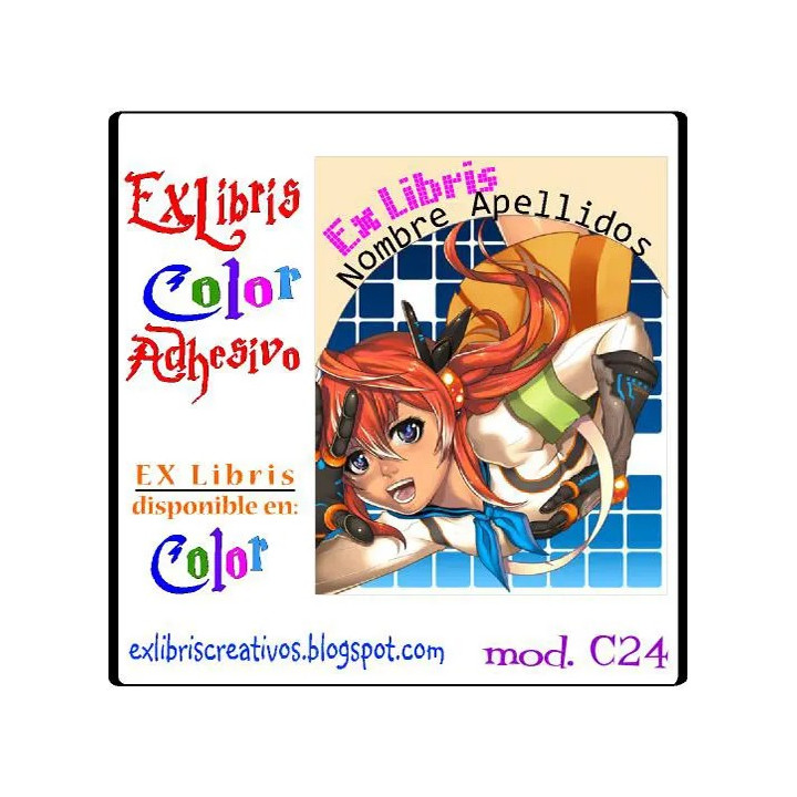 ExLibris Chica Mágica
