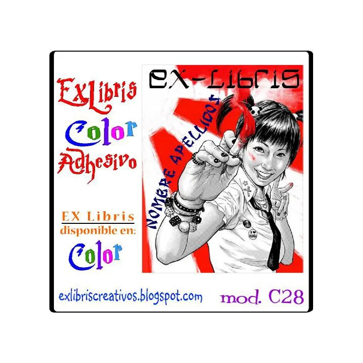 ExLibris Chica Manga