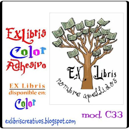 ExLibris Árbol sabio