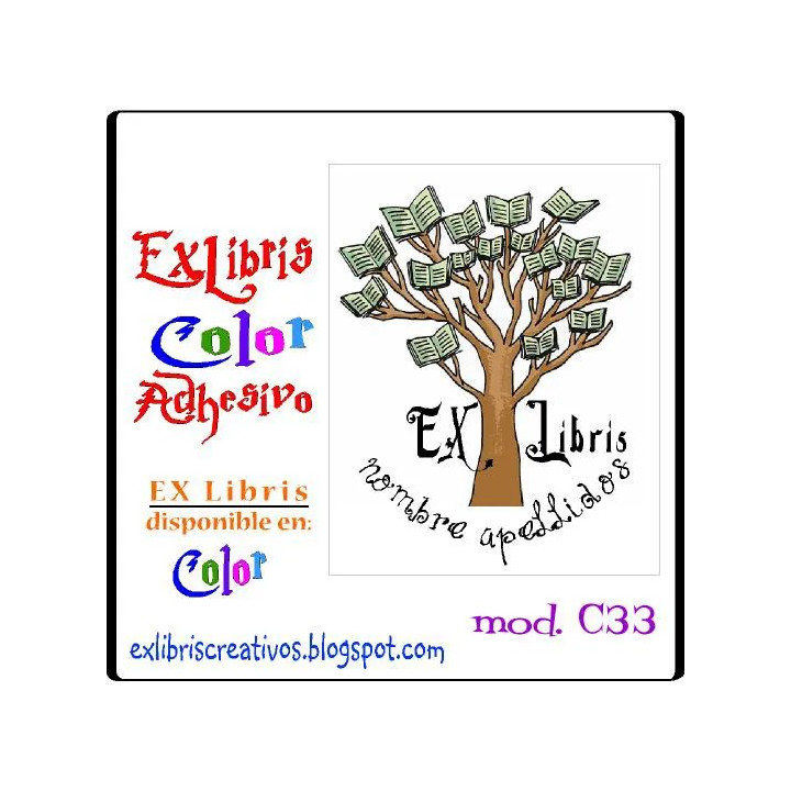 ExLibris Árbol sabio