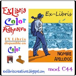 ExLibris Hombre Cómic