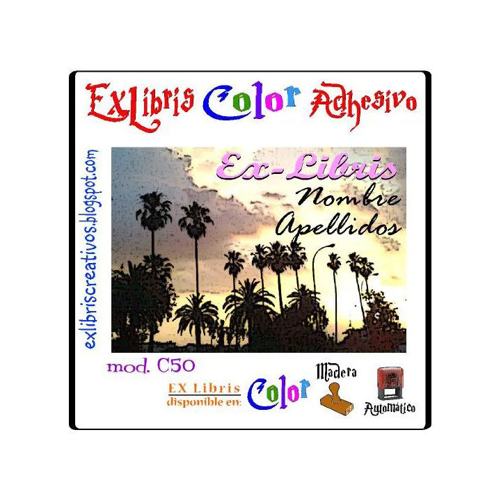 ExLibris Palmeras de Sevilla