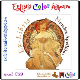 ExLibris Mucha F. Champenois